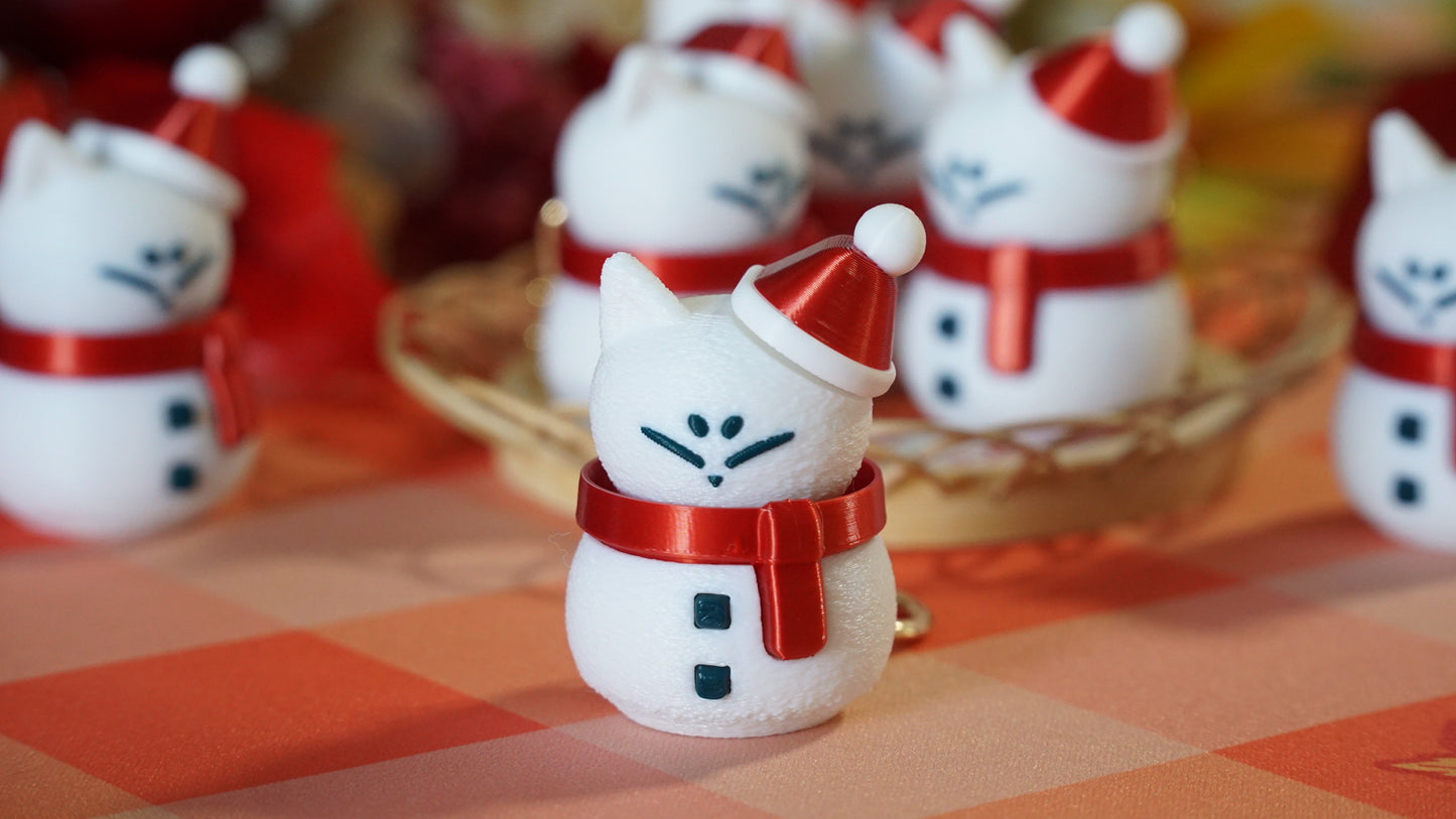 snowfox fidget keychain