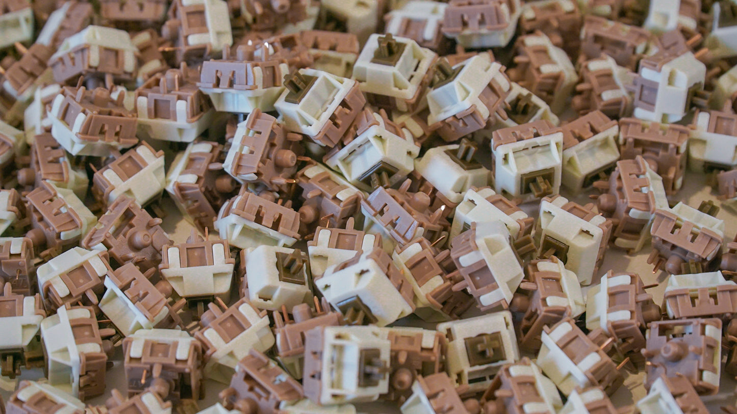 pu'er tea switches (tactile)