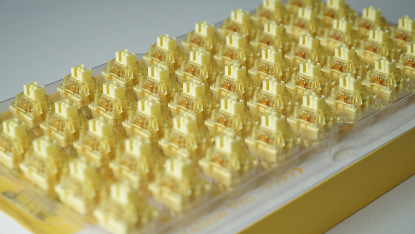 cream yellow v3 pro switches (linear)