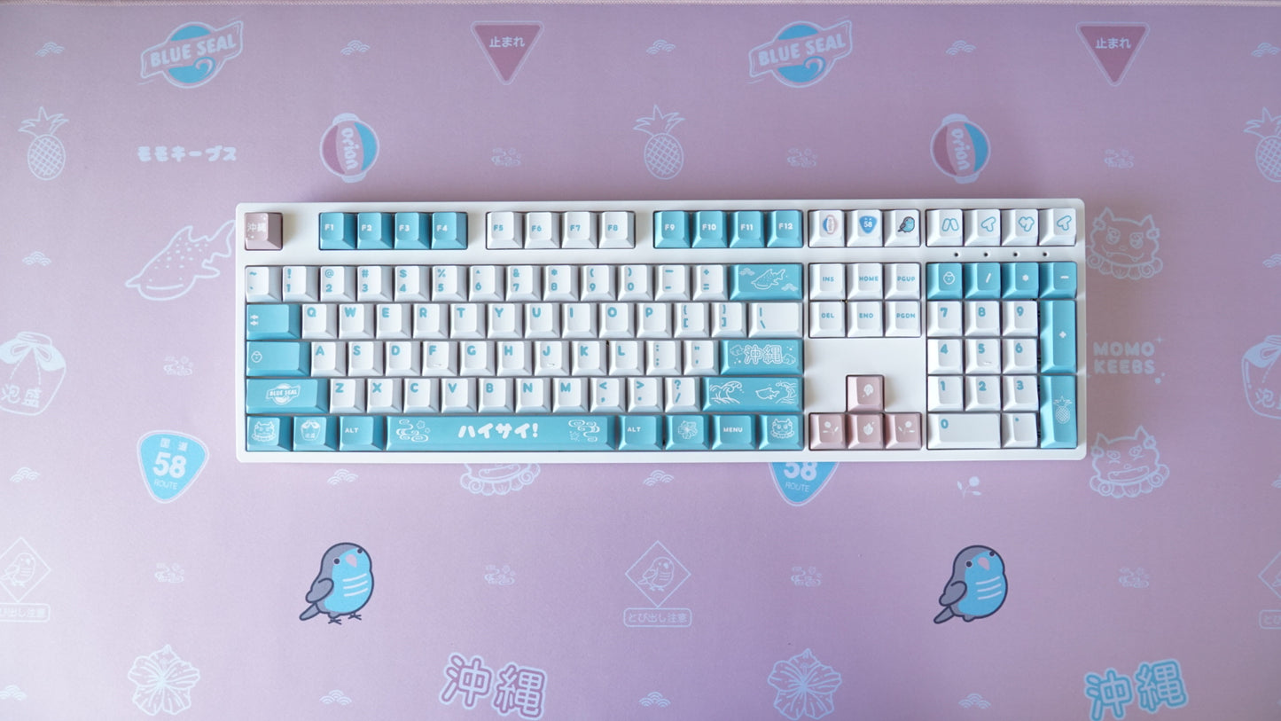 okinawa pattern deskmats