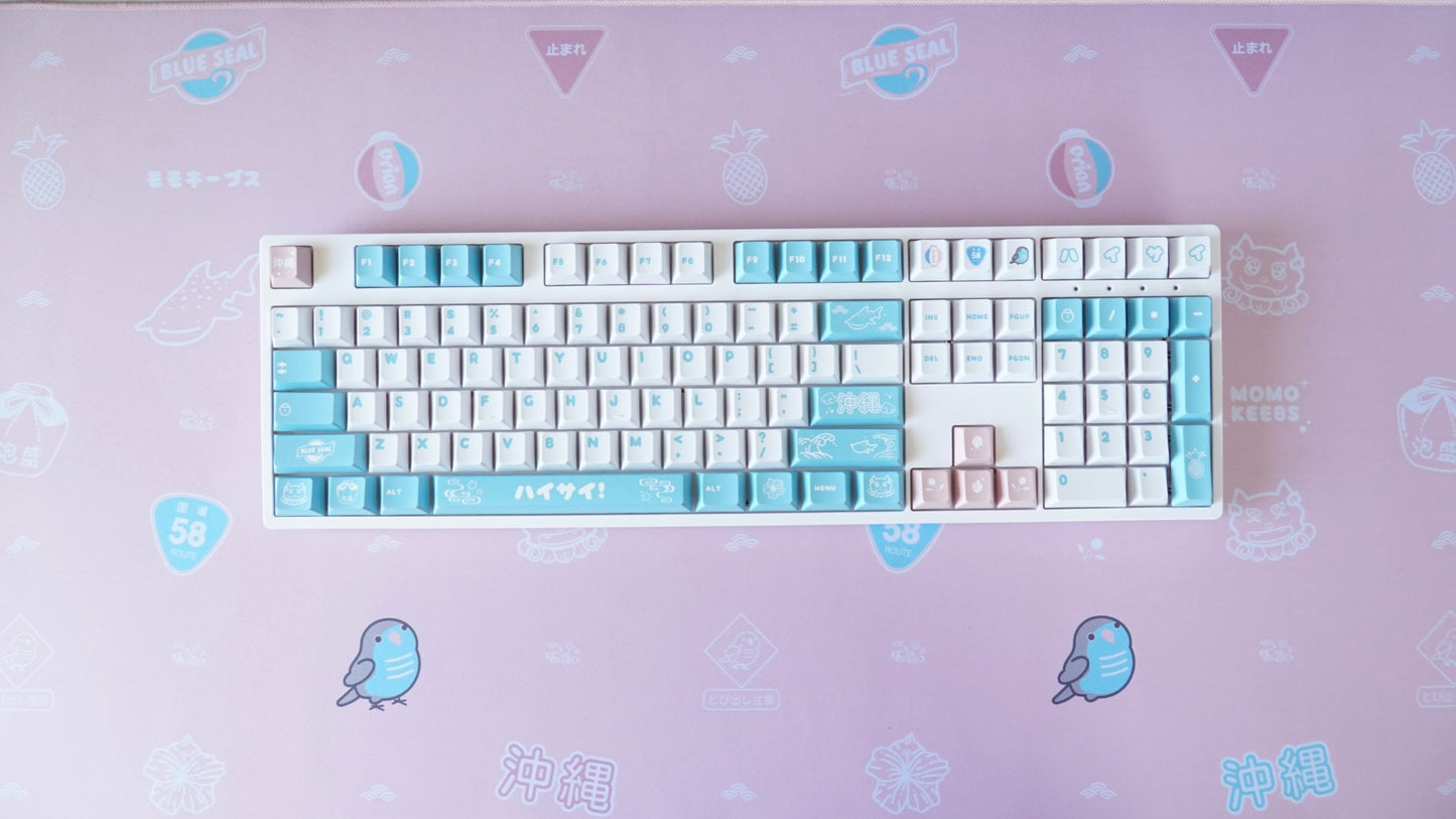 okinawa pattern deskmats