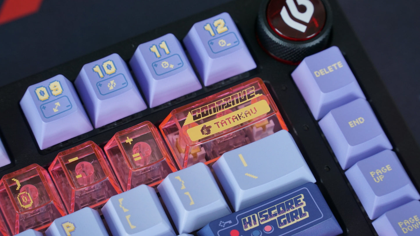 hi-score girl keycaps