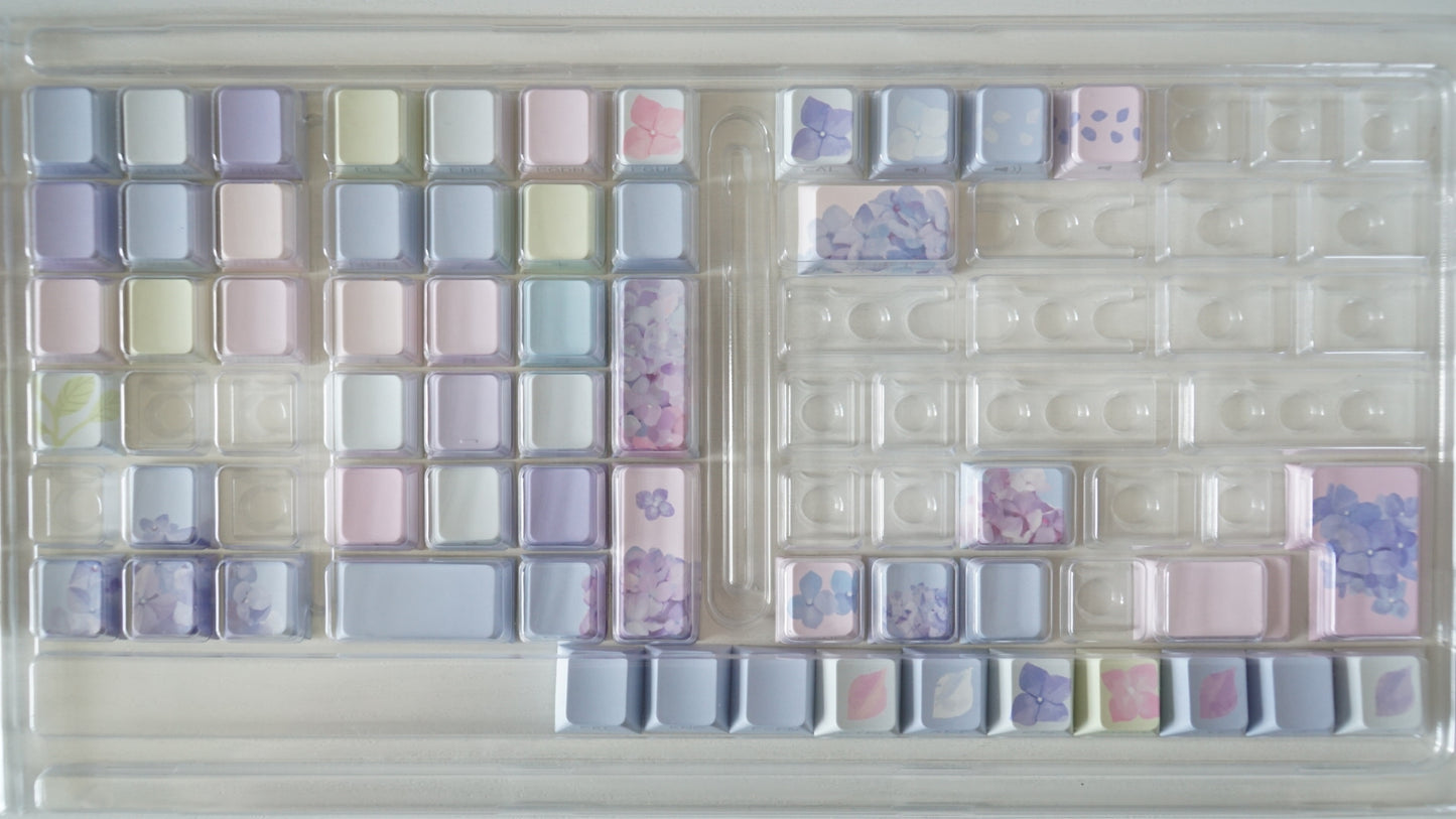 hydrangea keycaps