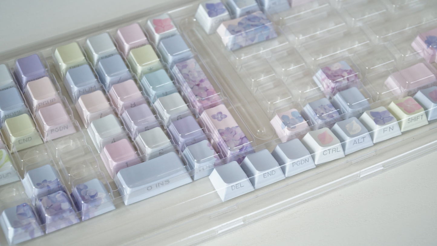 hydrangea keycaps