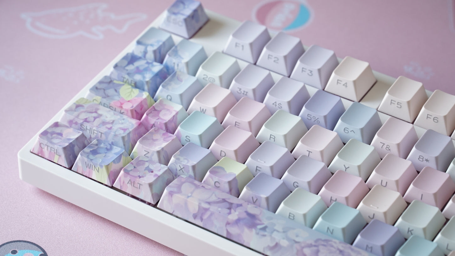 hydrangea keycaps
