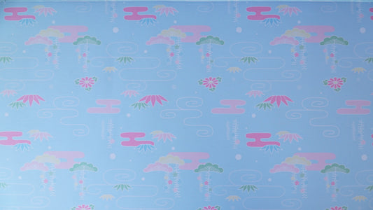 pastel bingata deskmats