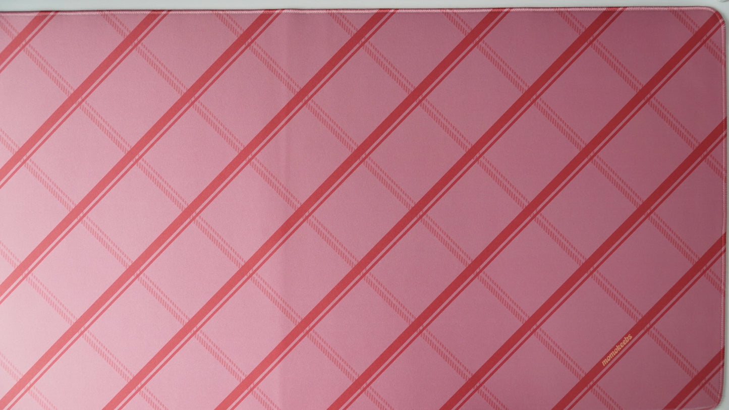 plaid pattern deskmats