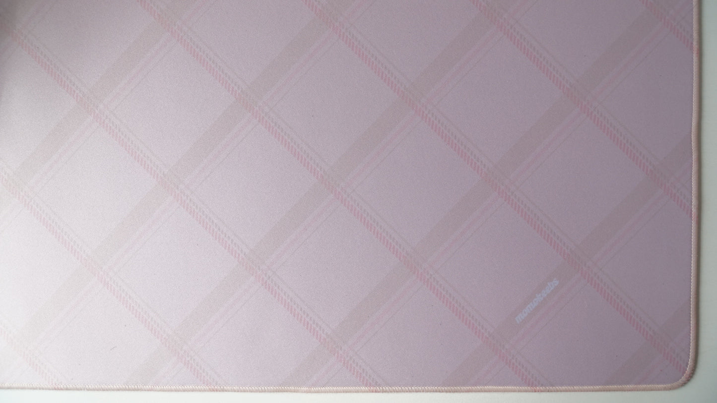 plaid pattern deskmats
