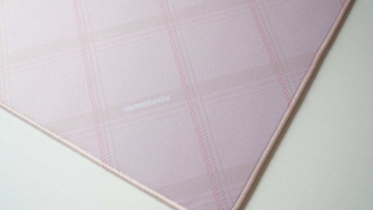 plaid pattern deskmats