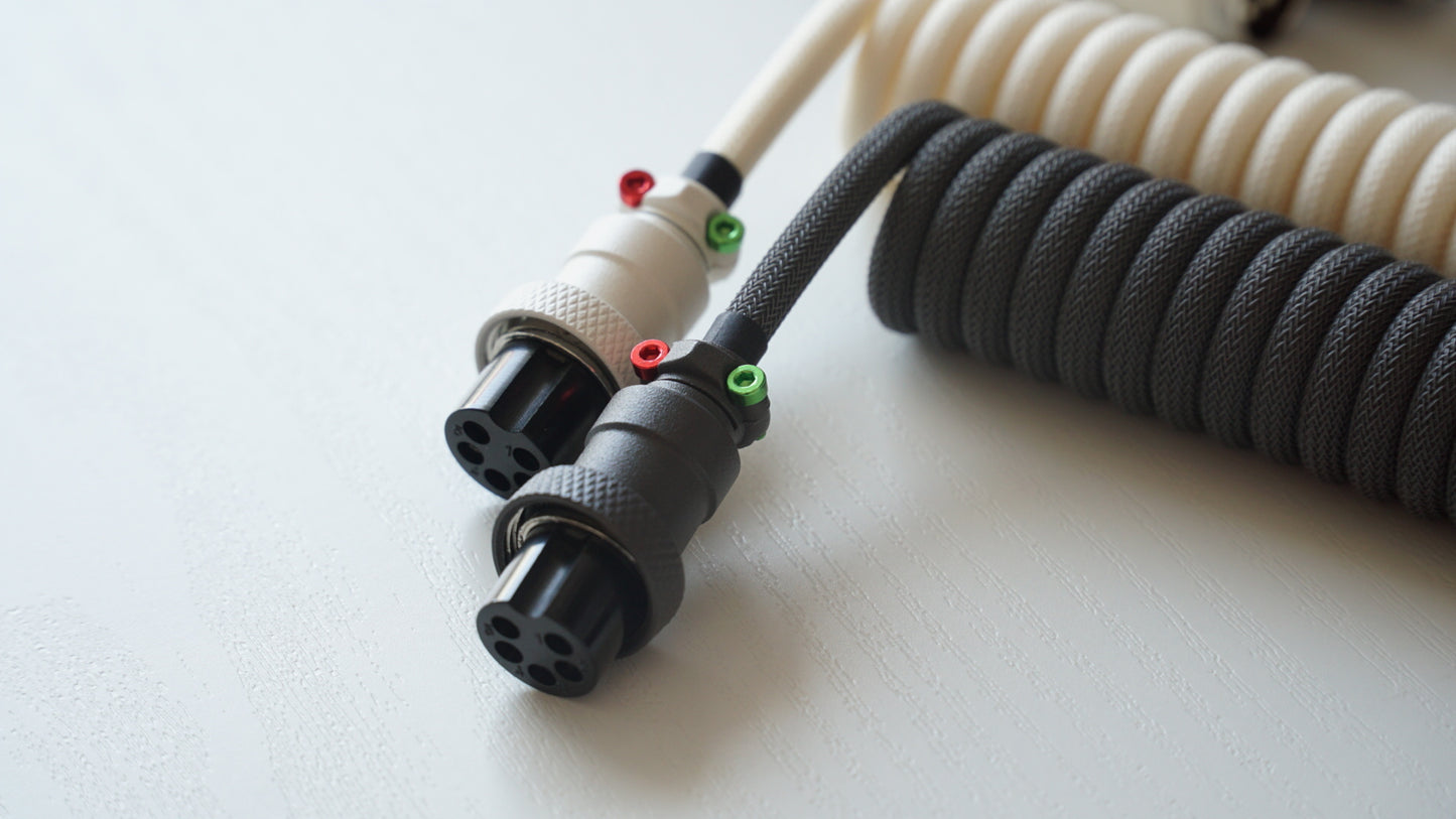 coiled braided cables (retro)
