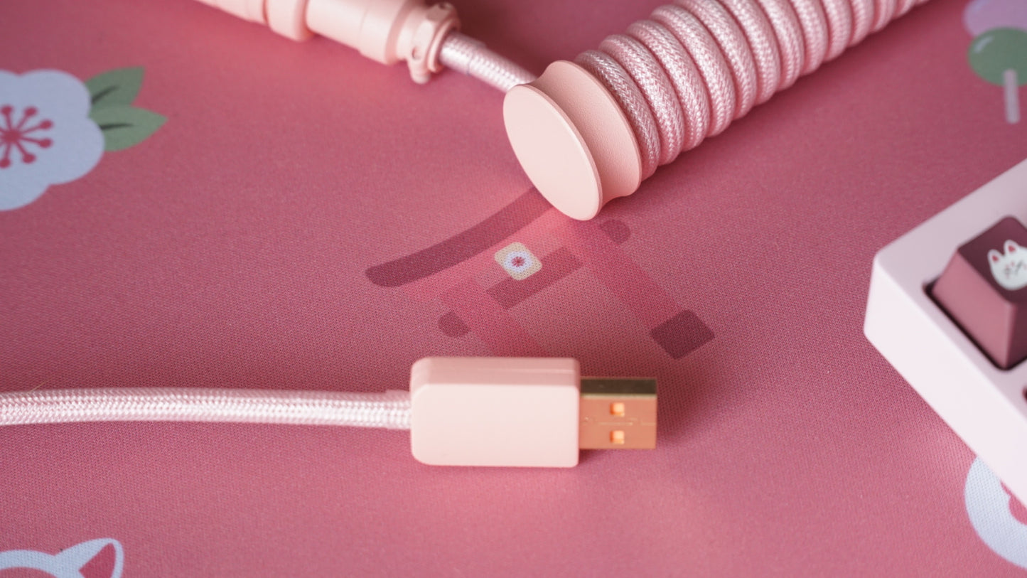 haru matsuri coiled braided cable