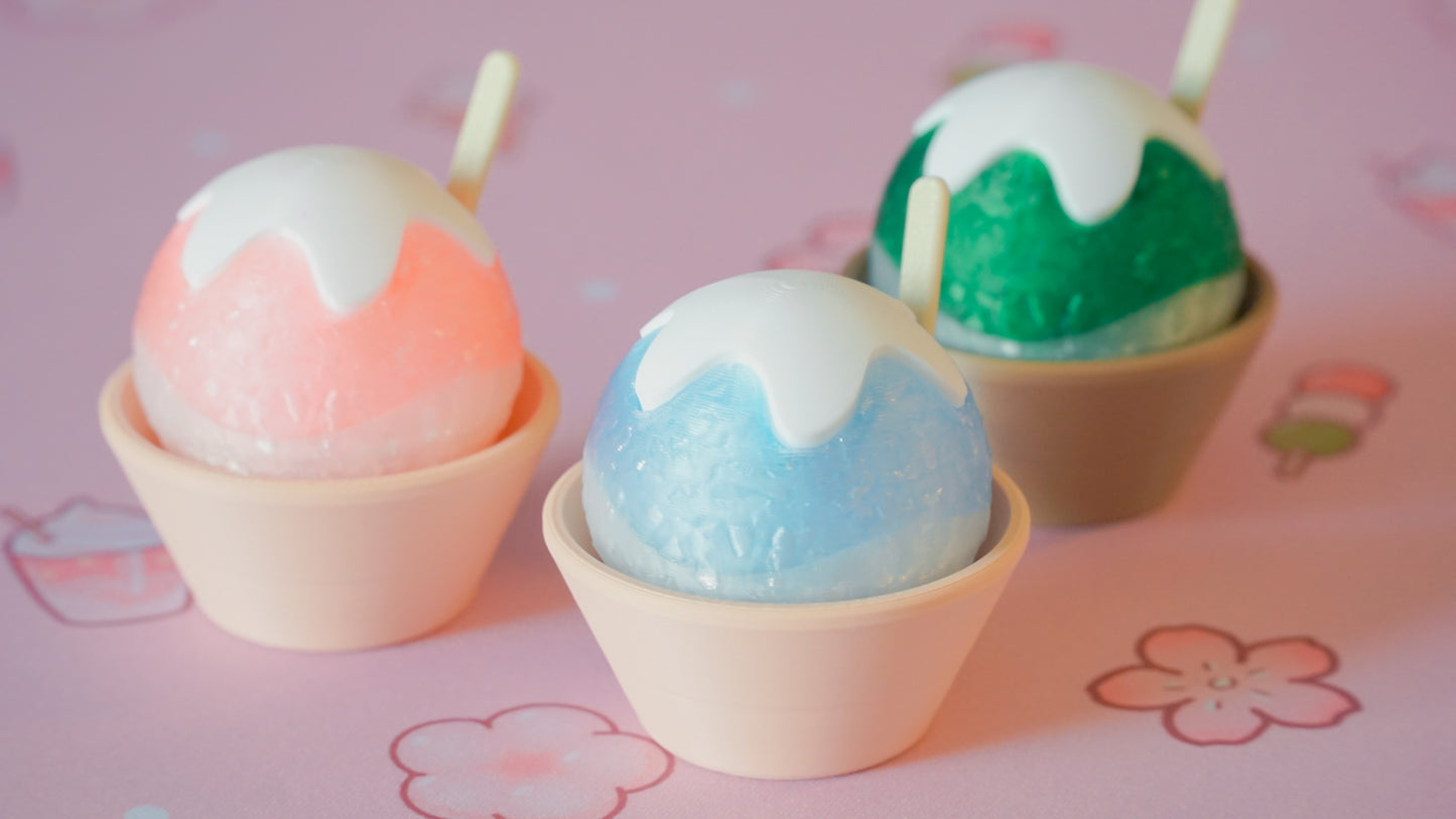 kakigori (shaved ice) clicky fidget