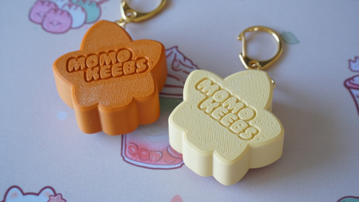 maple leaf clicky fidget keychain