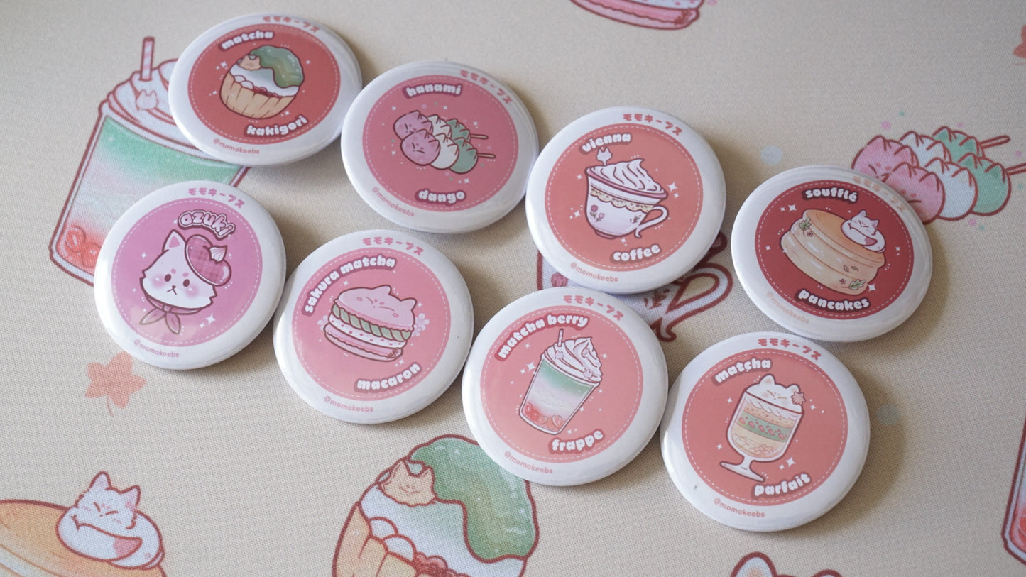 fox treats mystery can badges