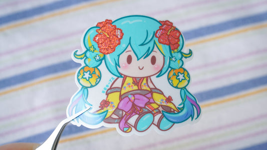 hatsune miku stickers (okinawa ver.)