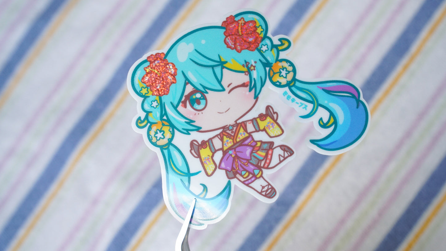 hatsune miku stickers (okinawa ver.)