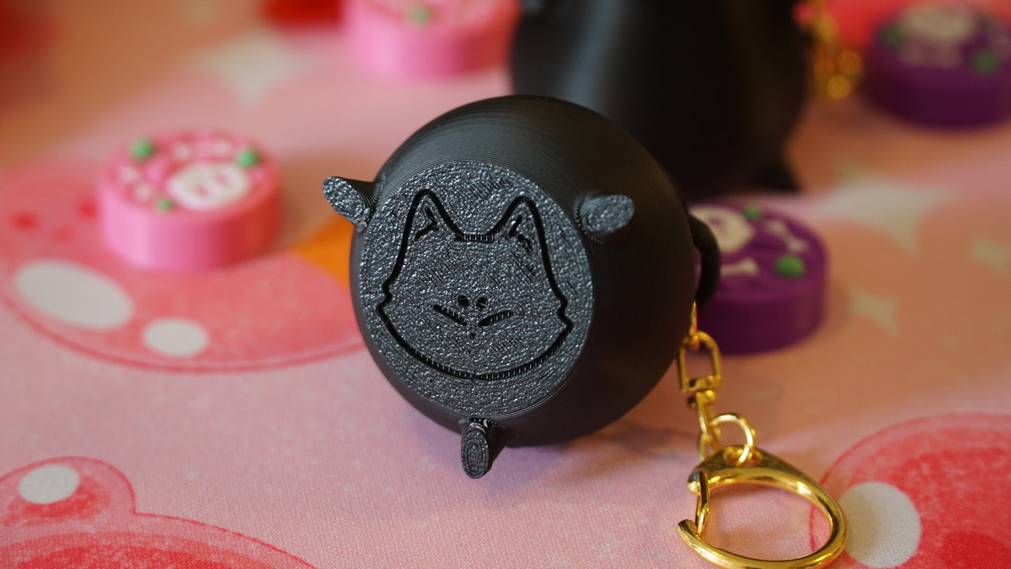 witch's cauldron clicky fidget keychain