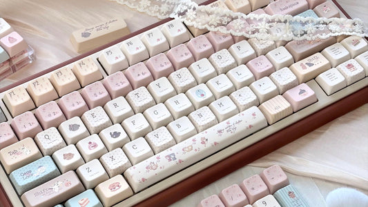 bunny dessert keycaps