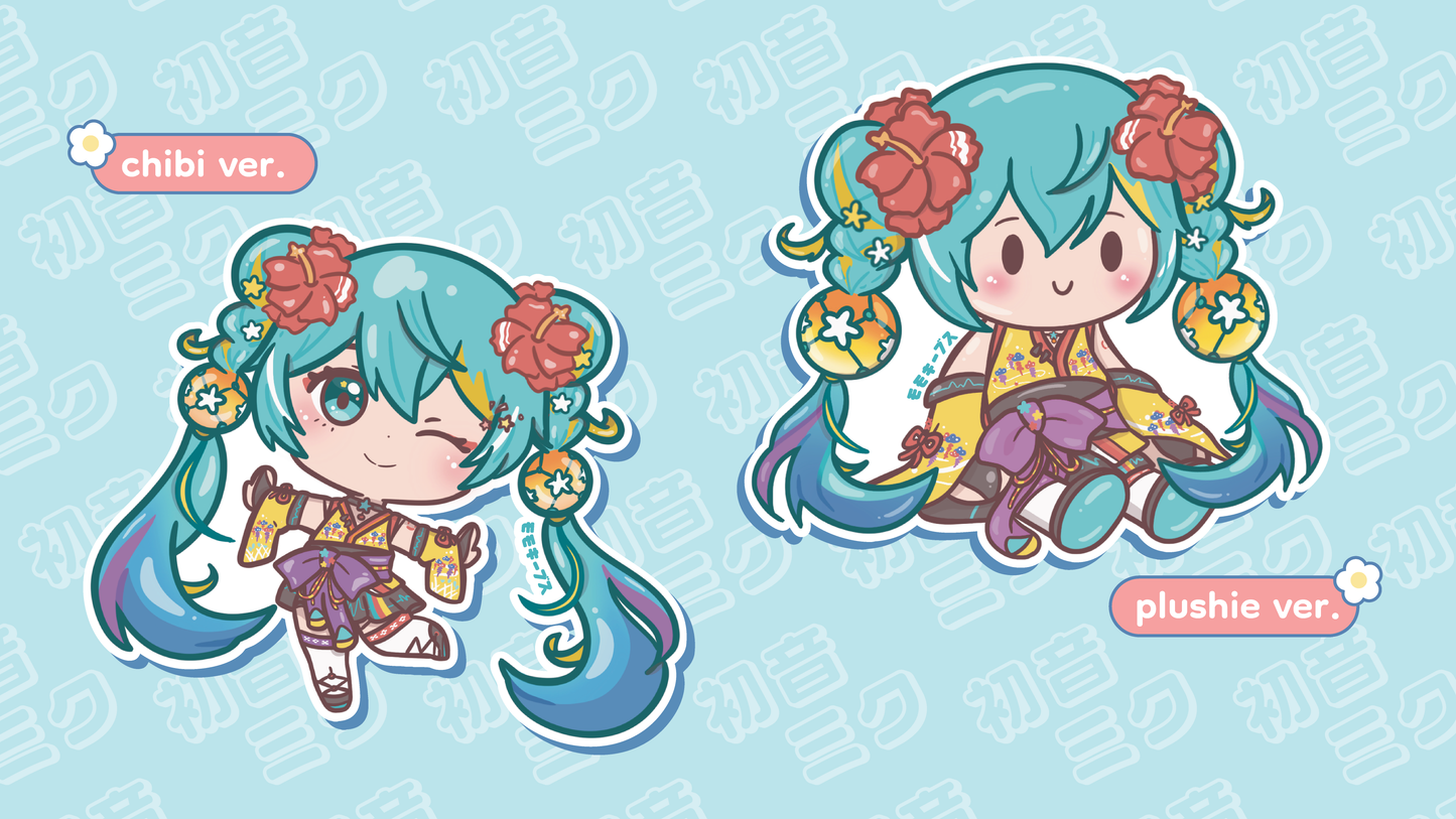 hatsune miku stickers (okinawa ver.)