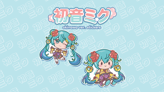 hatsune miku stickers (okinawa ver.)