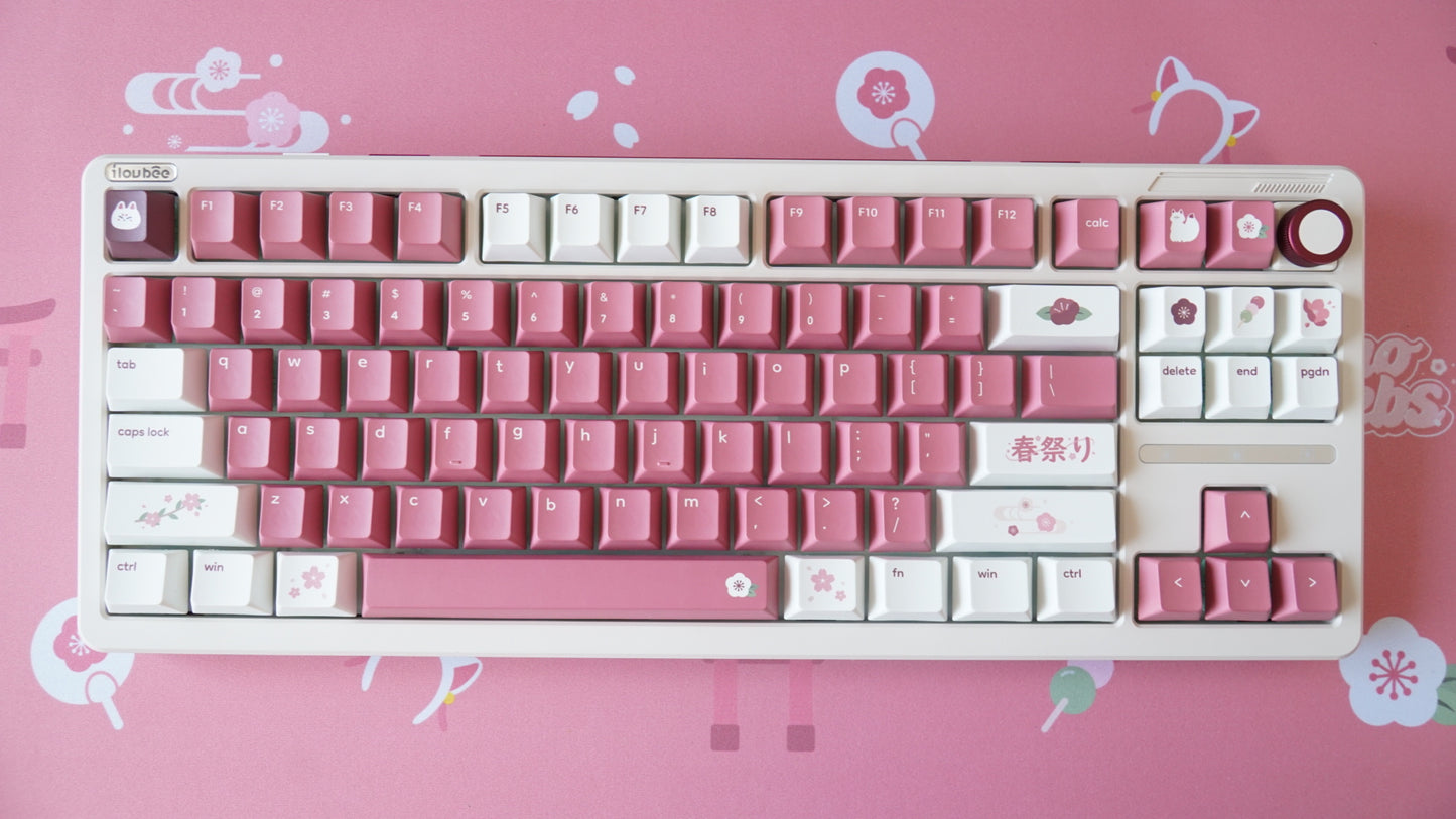 haru matsuri B87 keyboard build