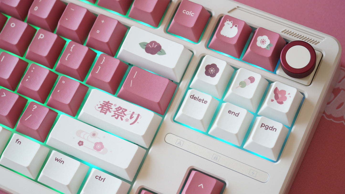 haru matsuri B87 keyboard build