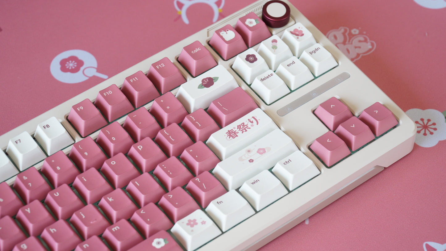 haru matsuri B87 keyboard build