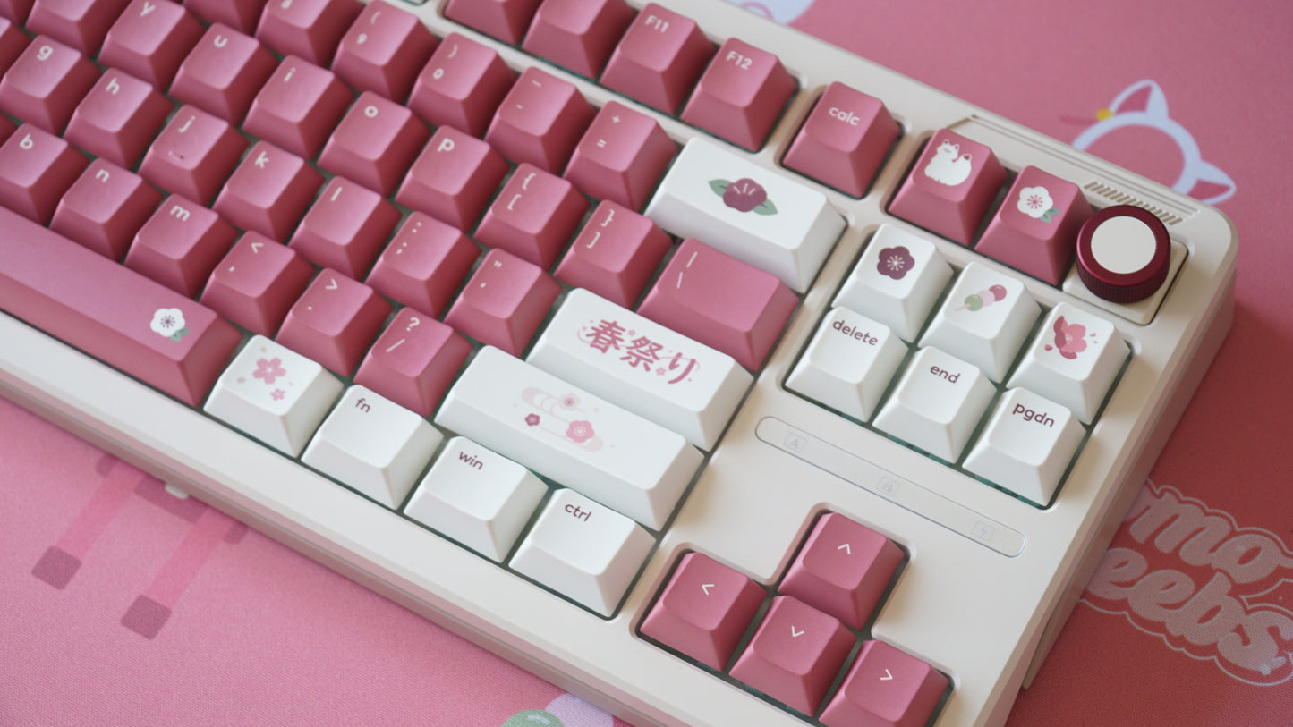 haru matsuri B87 keyboard build