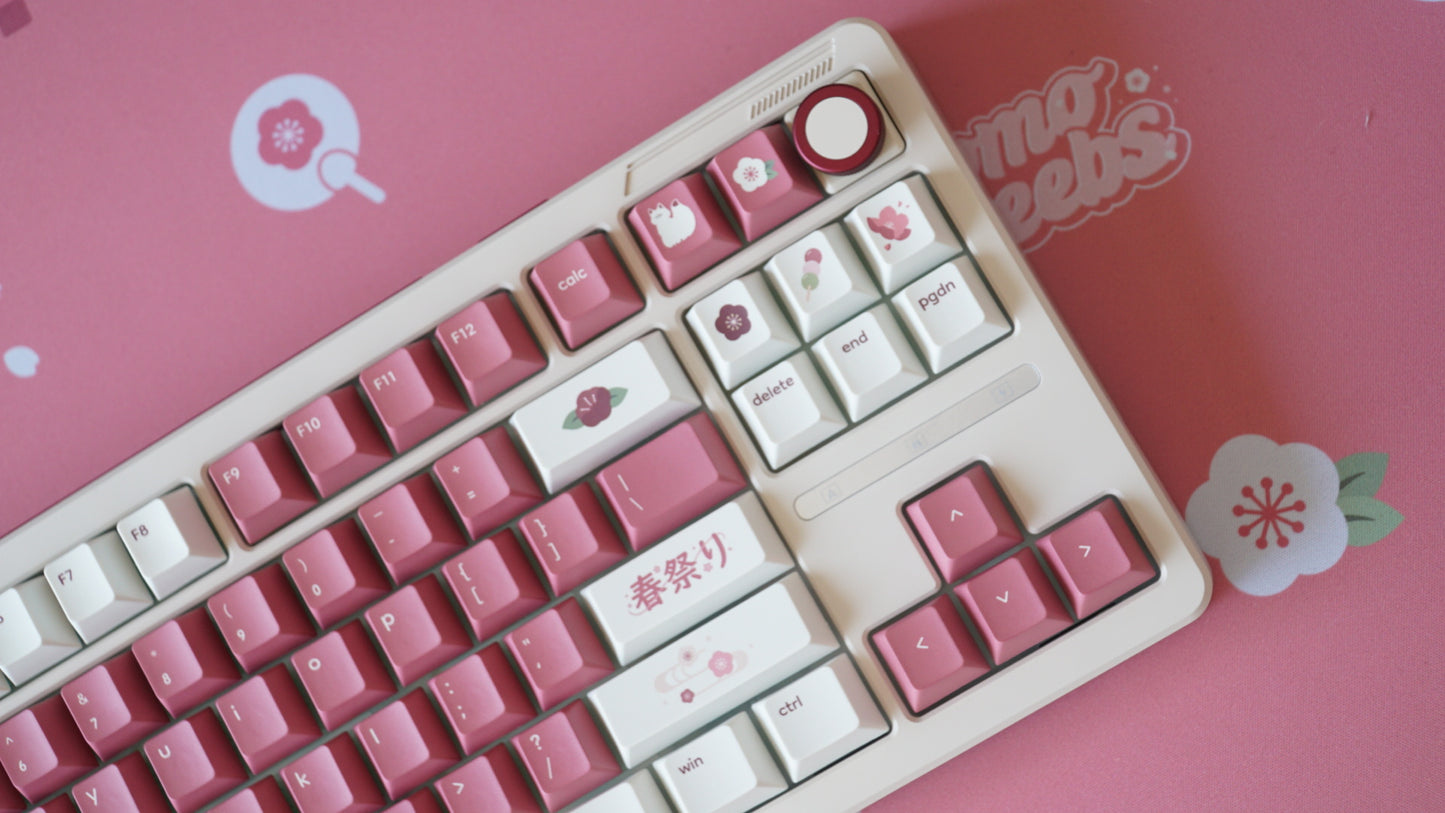 haru matsuri B87 keyboard build