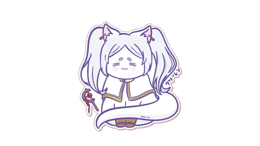 frieren keebtsune sticker