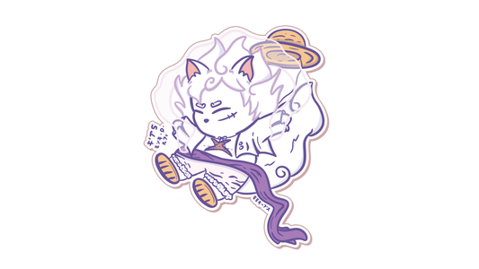 gear 5 luffy keebtsune sticker