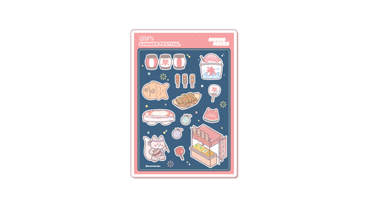 summer festival sticker sheet