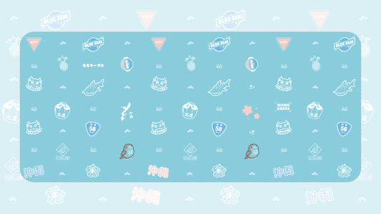 okinawa pattern deskmats