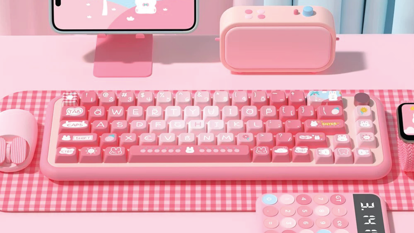 summer bunny keycaps