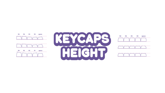 [keeb guide] keycaps profile height