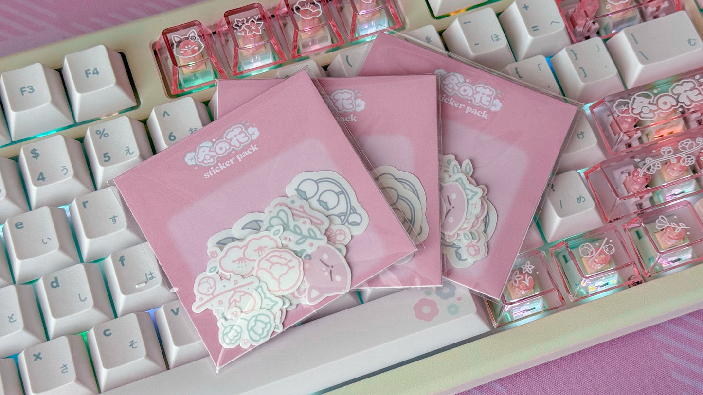 fuyu no hana sticker pack