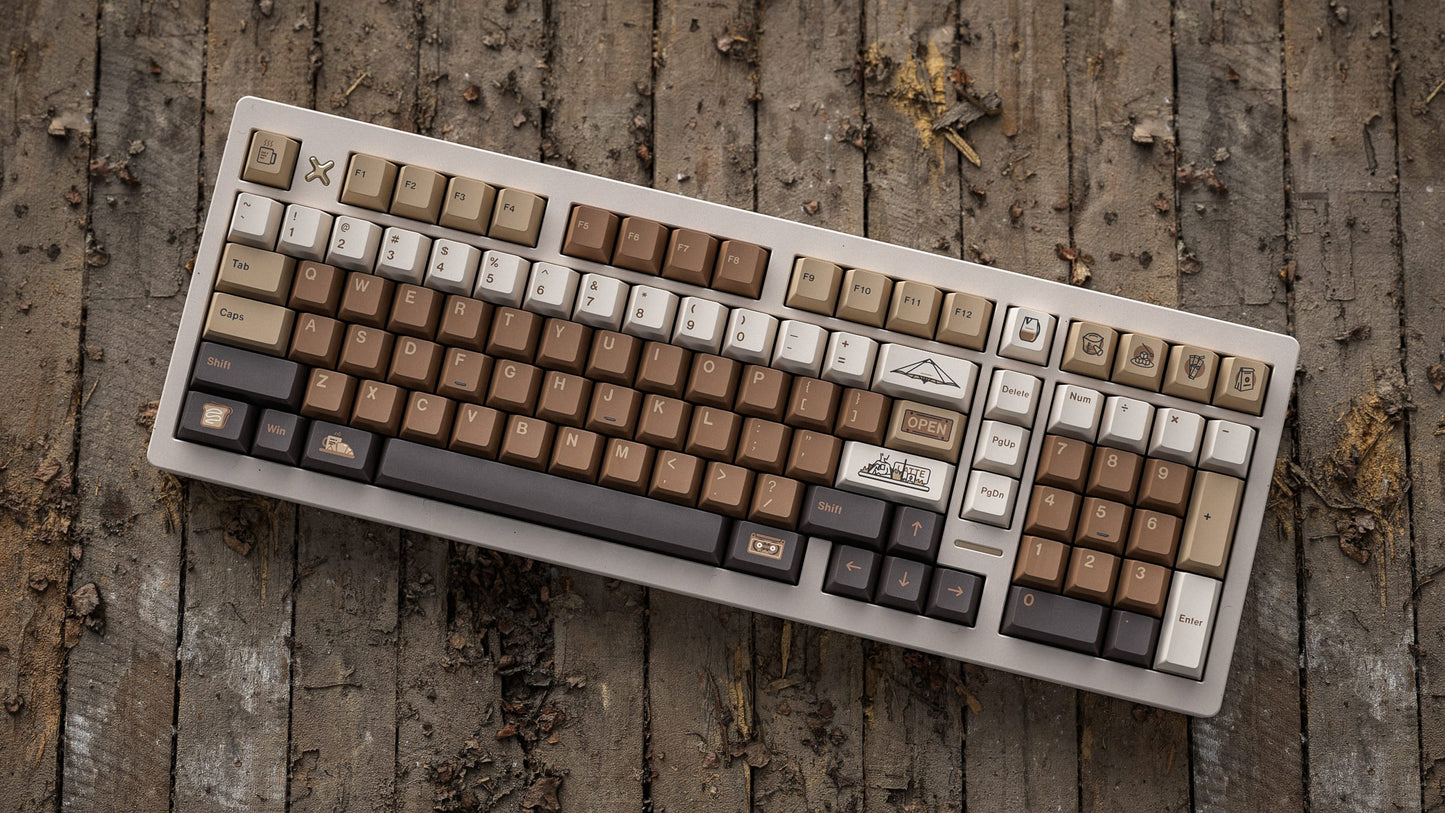 coffee latte keycaps