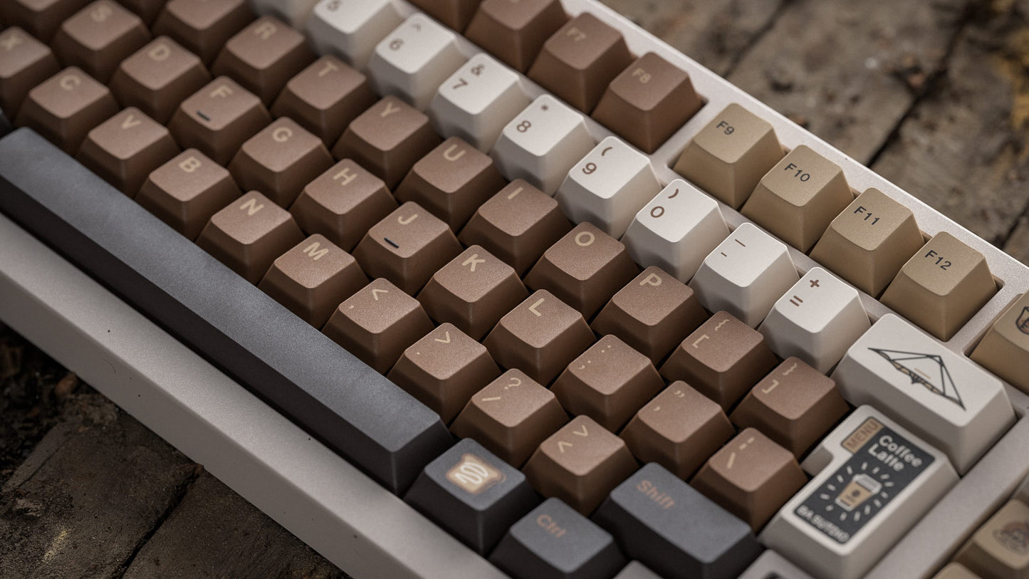 coffee latte keycaps