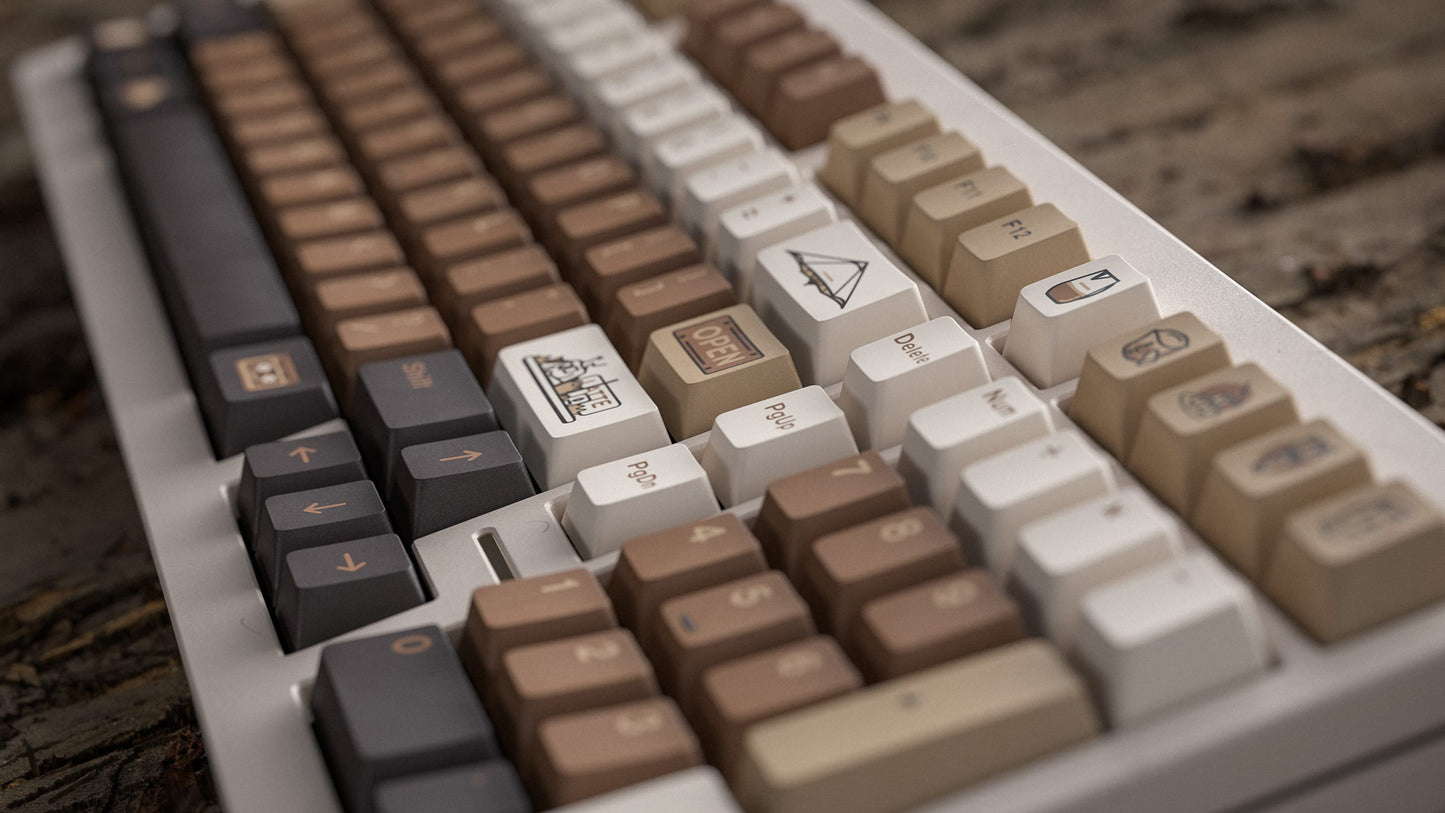 coffee latte keycaps