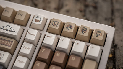 coffee latte keycaps