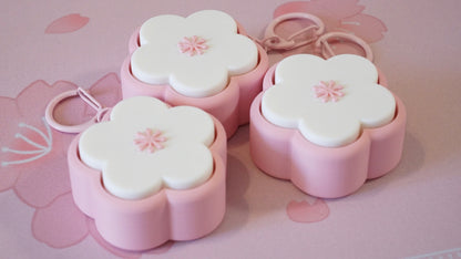 sakura clicky fidget keychains