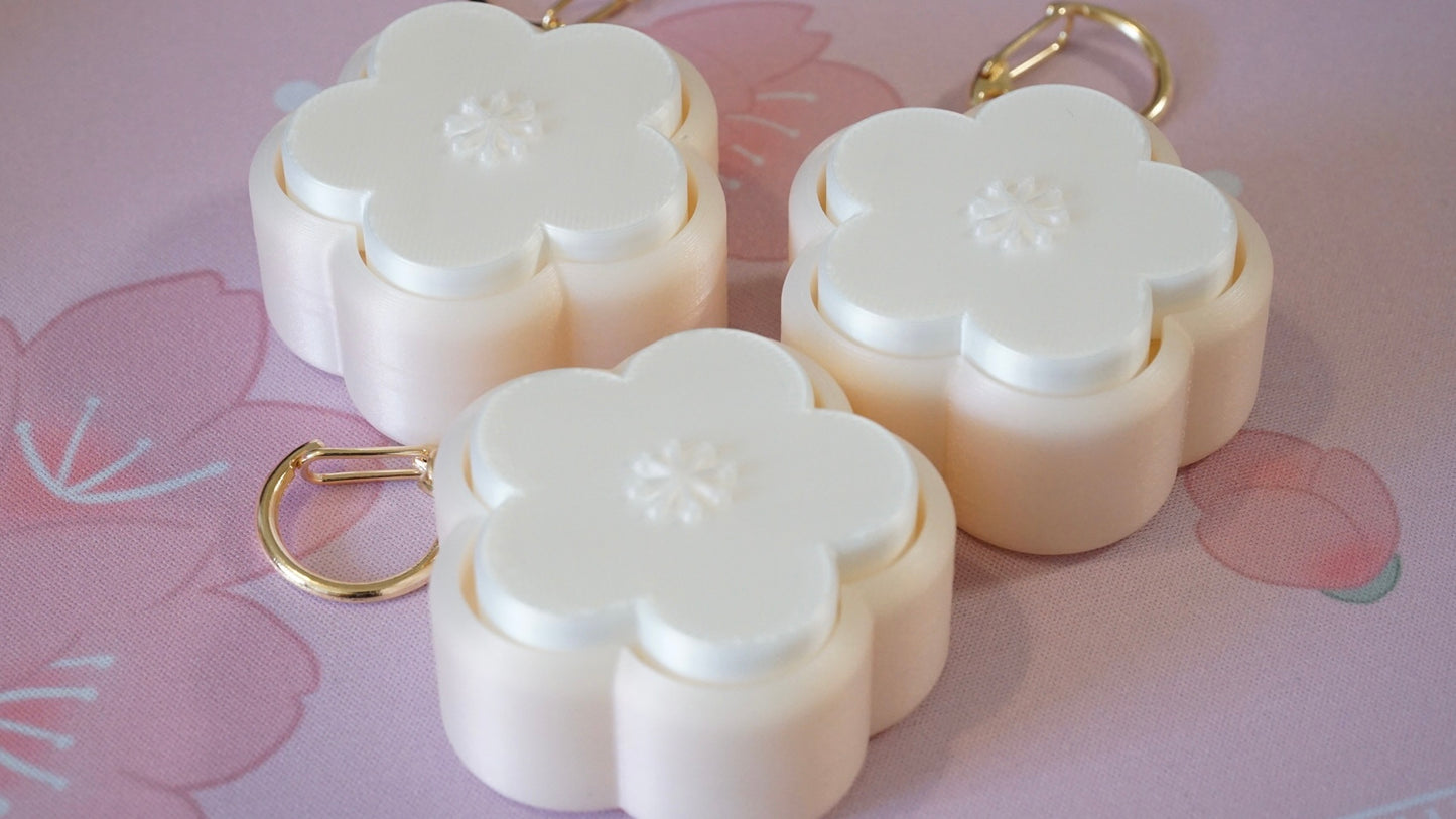 sakura clicky fidget keychains