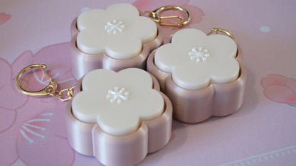 sakura clicky fidget keychains