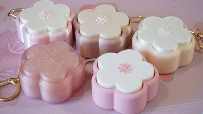 sakura clicky fidget keychains