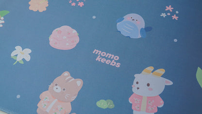 oki friends pattern deskmats