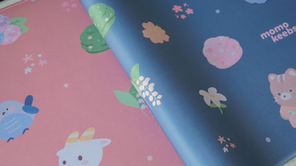 oki friends pattern deskmats