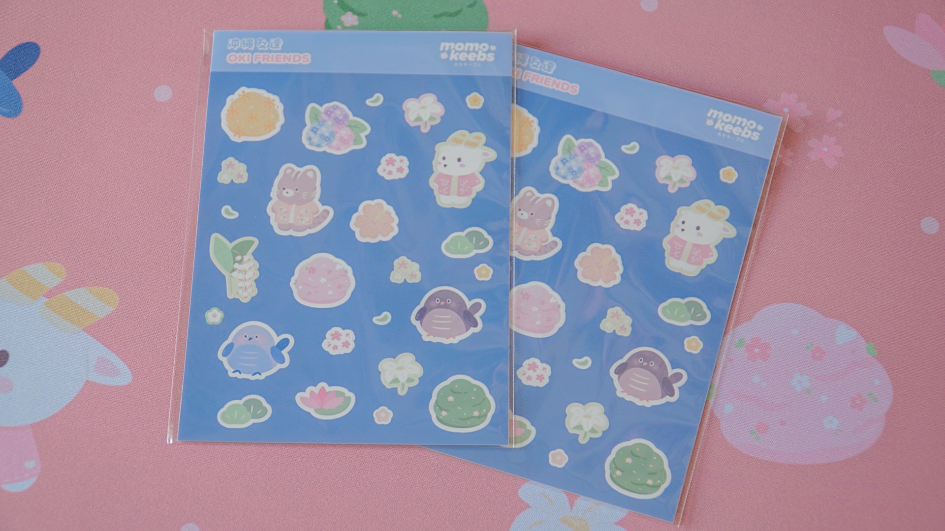 oki friends sticker sheet