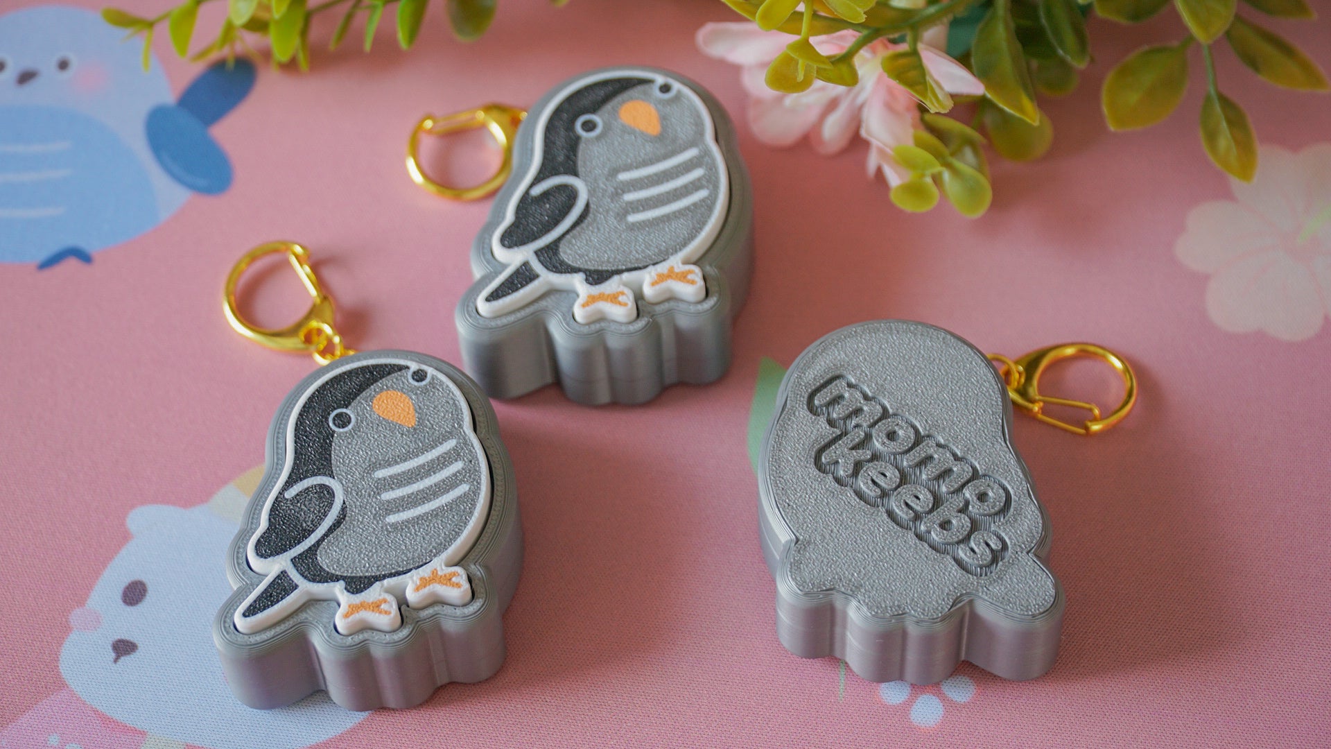 yanbaru rail clicky keychain