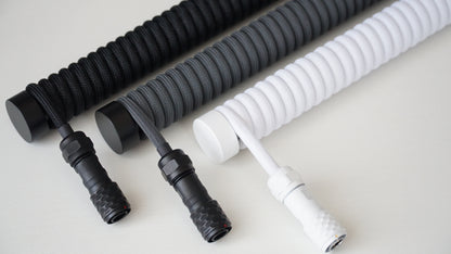 coiled braided cables (monochrome)