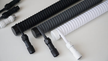 coiled braided cables (monochrome)